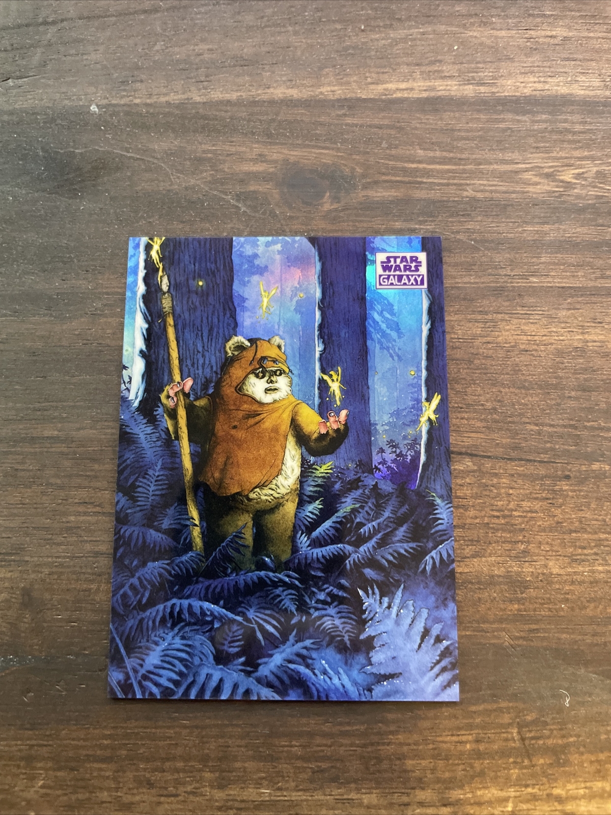 2021 Topps Chrome Star Wars Galaxy The Solitary Wicket #66 Purple Refractor /25