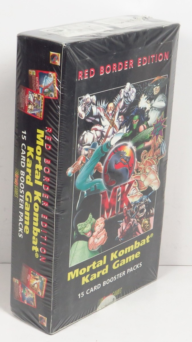 1992 Brady Games Mortal Kombat Kard Game Red Border 15 Card