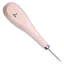 Oka Round Blade Awl No. 2 Leathercraft Sewing Tool Leather Stitching Awl 1.8mm