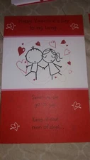 American Greetings  Valentine Card for a man/  my loving sweet as pie go to guy