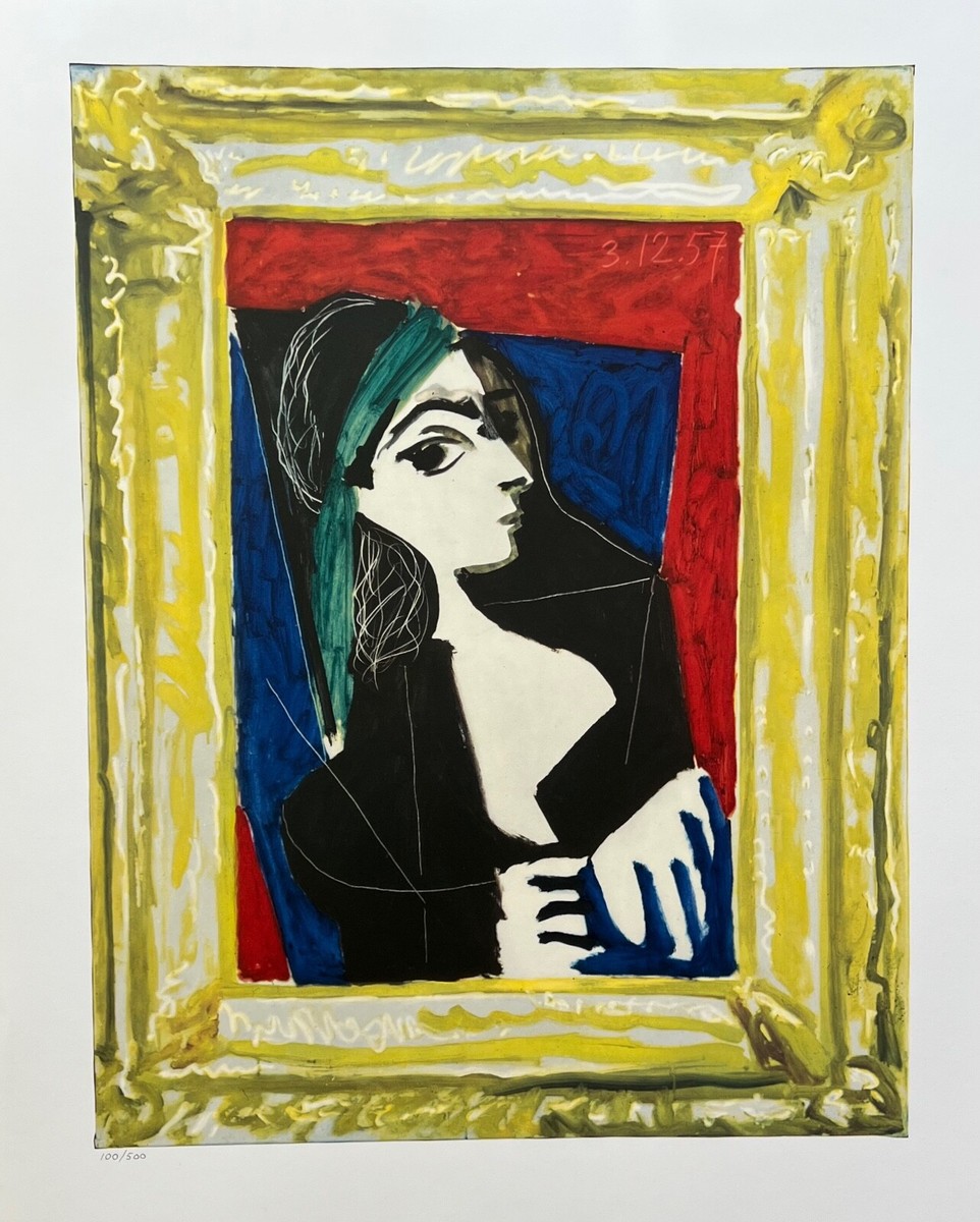 picasso woman with a yellow hat sweat