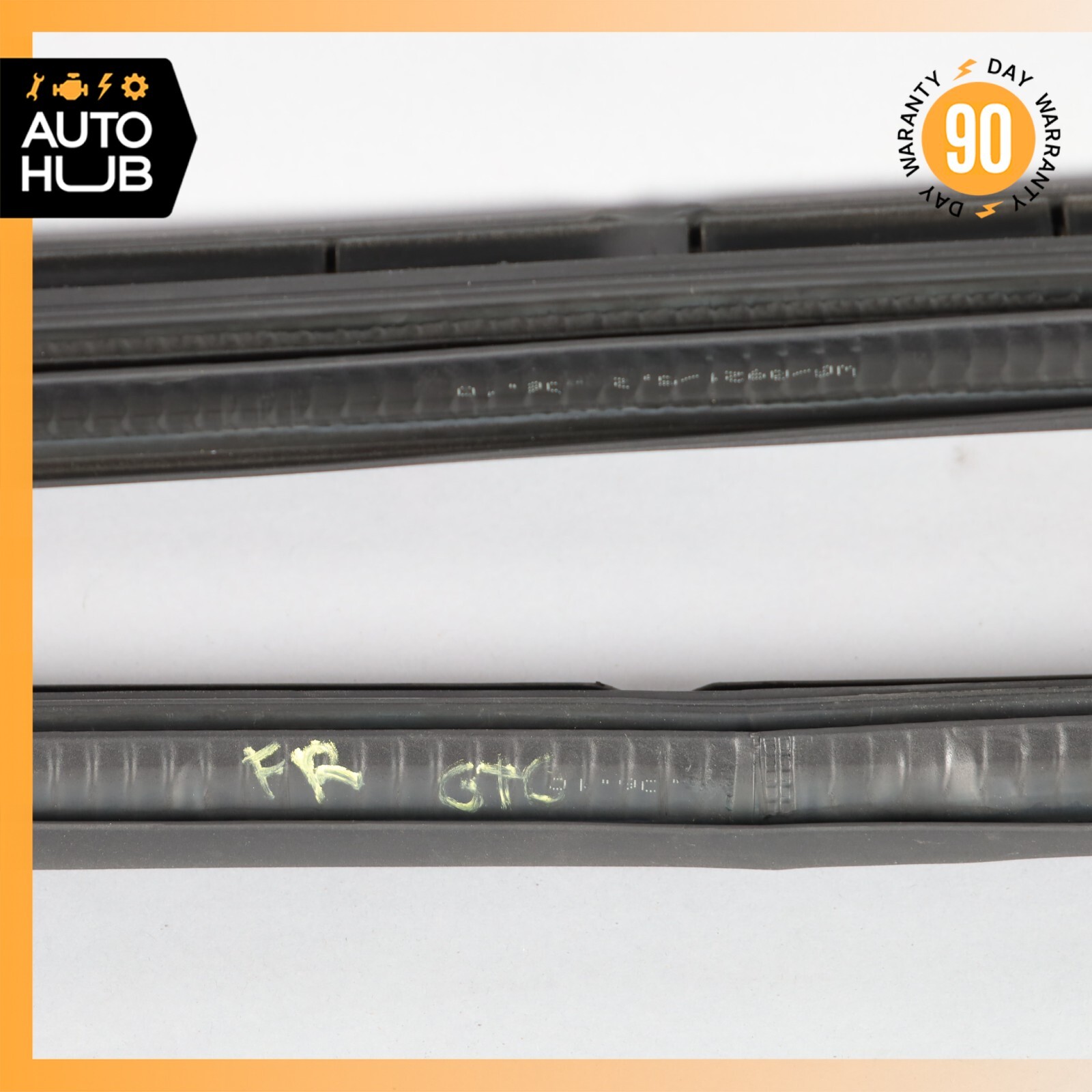 07-12 Bentley Continental GTC Left & Right A Pillar Weather Strip Gasket OEM 59k
