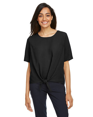 Devon & Jones DP617W Ladies Perfect Fit Tie Front Blouse