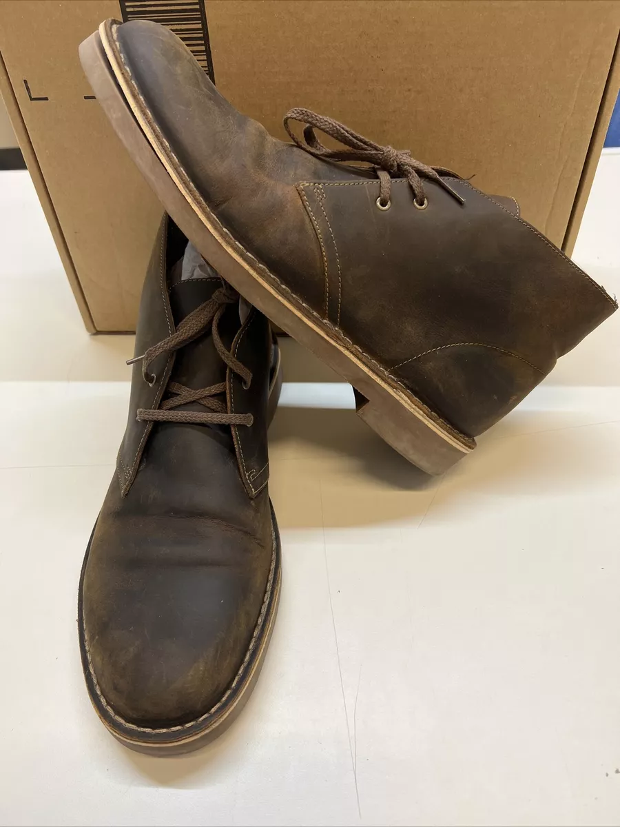 Clarks Desert Boot Beeswax Leather Men's Lace Up Chukka Boots 55484