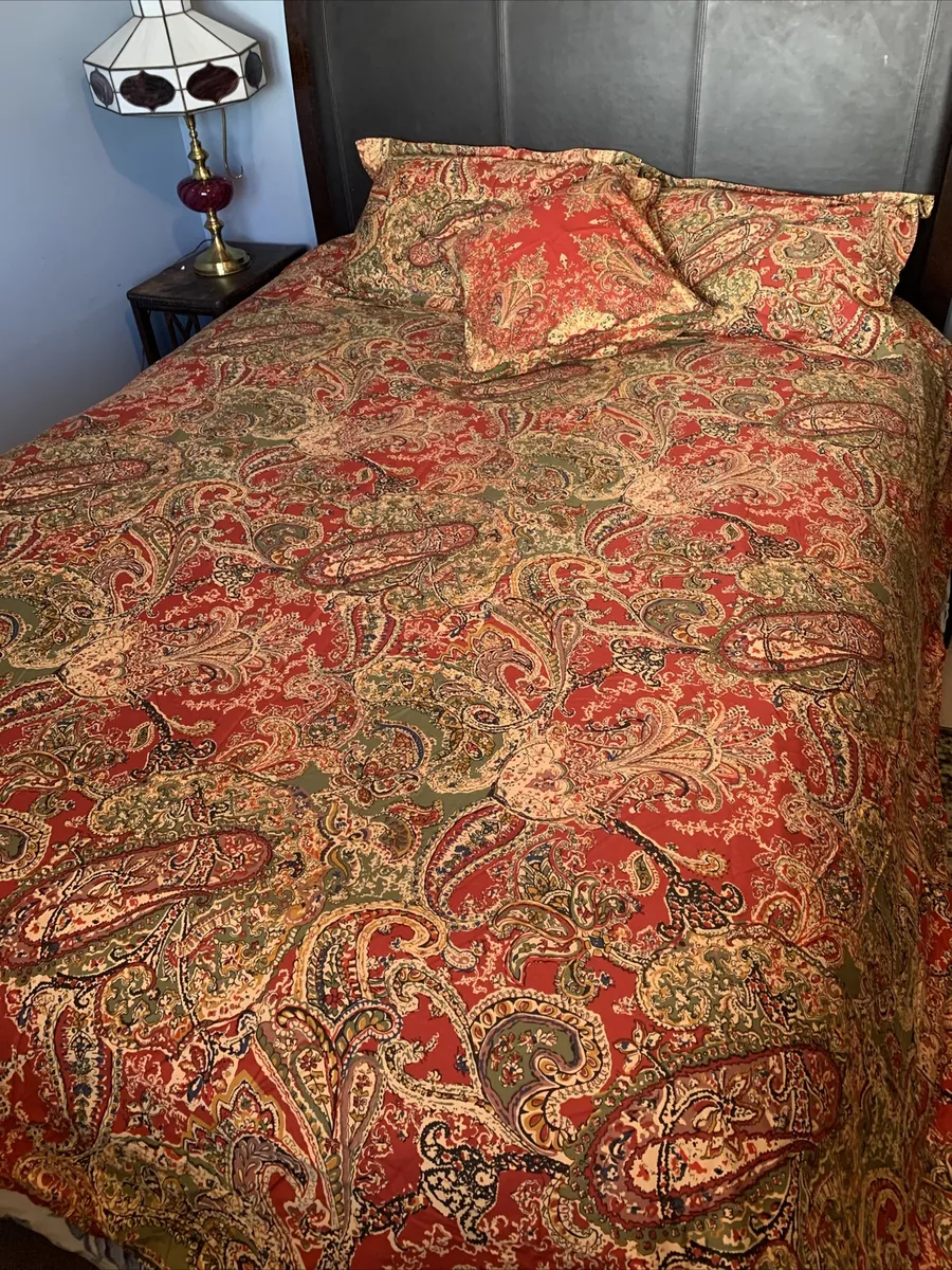 Pottery barn paisley quilt deals