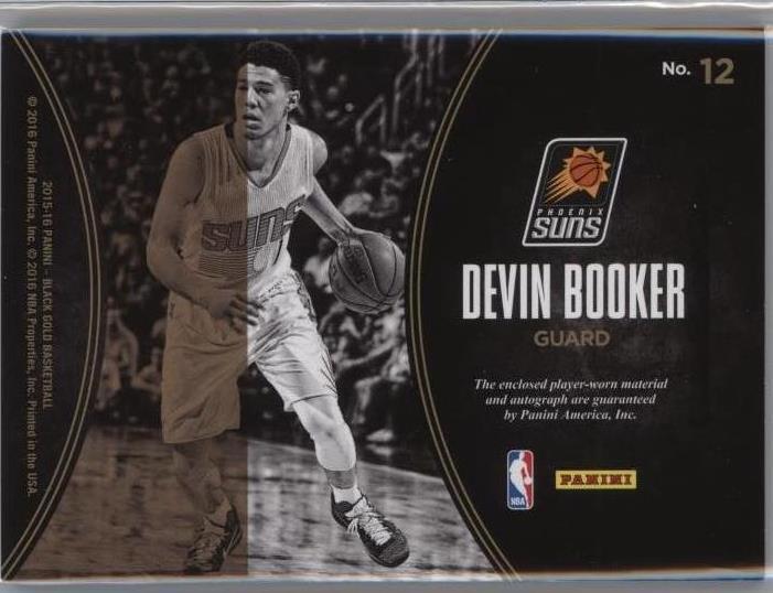 2015-16 Panini Black Gold - Devin Booker #12 for sale | eBay