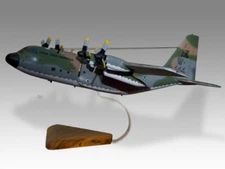 Lockheed L-100 Hercules Brazilian Air Force Desk Wood Airplane Model Large 1/100