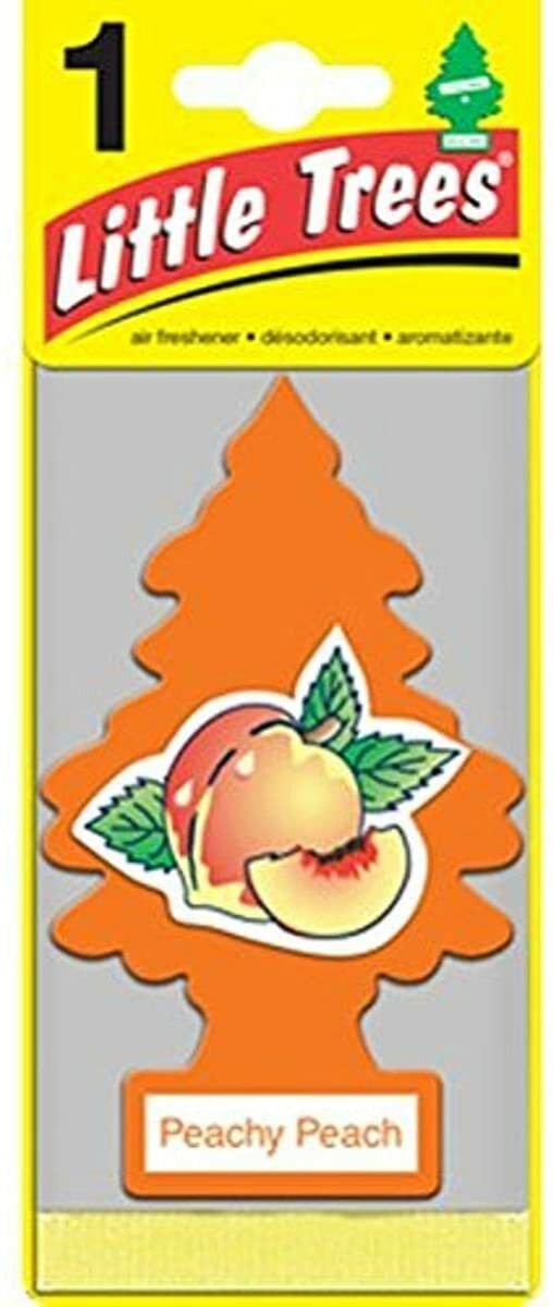24 Pcs Little Trees Peachy Peach Scent Hanging Air Fresheners for Car/Home