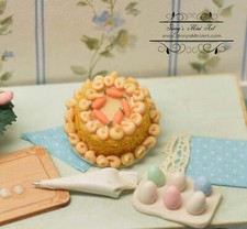 1:12 Dollhouse Miniature Small Carrot Cake BD K1139