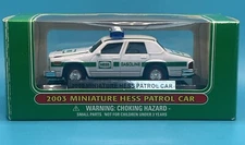 Hess Patrol Car New in Box 2003 Miniature Collectible on Display Stand