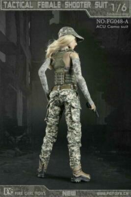 1/6 scale Tactical Military Combat Suit Set For 12'' Female Action