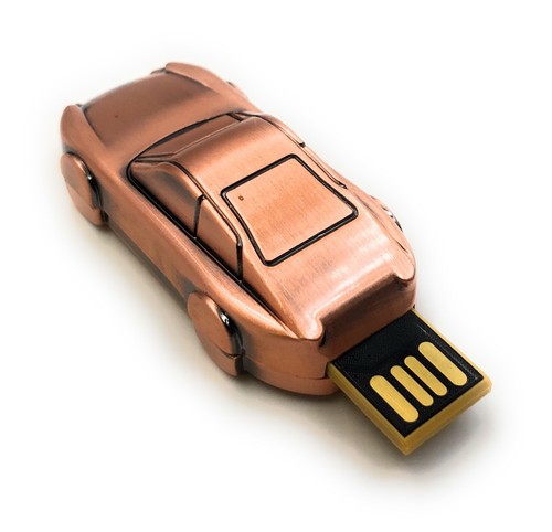Voiture Sport Voiture Auto Bronze Funny Clé USB Div Capacité - Afbeelding 3 van 27