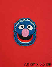 Bügelbild, Patch, Aufnäher,  Aufbügler, Flicken für SESAMSTRASSE/GROBI* Fans