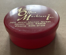 Vintage ALLIED OFFICE MACHINES Plastic Typewriter Ribbon Case Akron OH NYLON #5 thumbnail