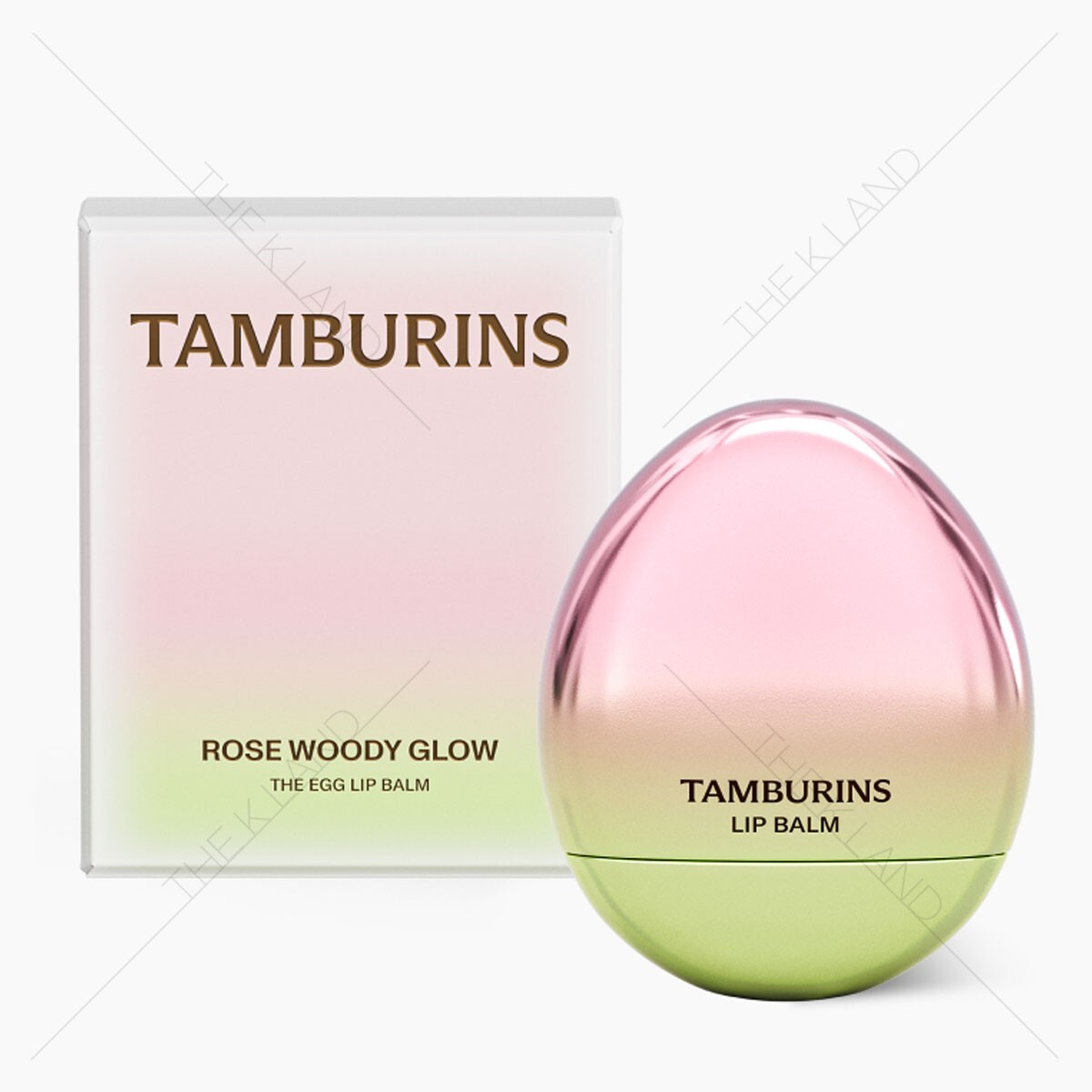 TAMBURINS #EVENING GLOW #ROSE WOODY GLOW Egg Lip Balm 5g