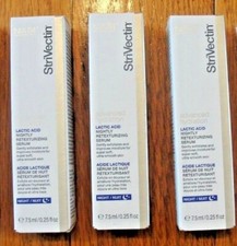 3 StriVectin Lactic Acid Nightly Retexturizing Serum 0.25oz TRAVEL Mini NIB NEW