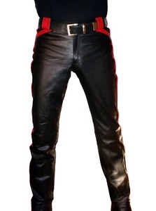 designer leather pants