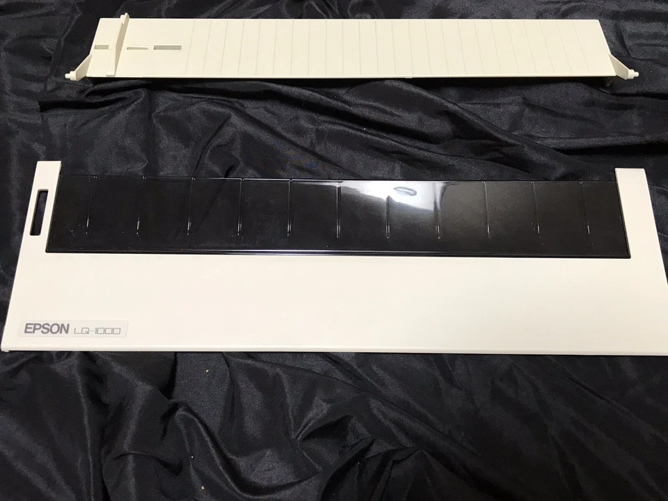 Vintage Epson LQ 1000 Top Panel Paper Guide Friction Feed Set Cosmetic Parts - Image 2 of 2