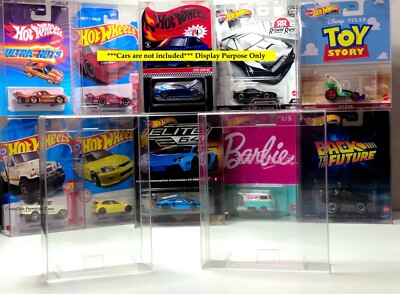 Guardtek Premium Protector Case Fits Hot Wheels Premium Line Car Culture(10pcs)