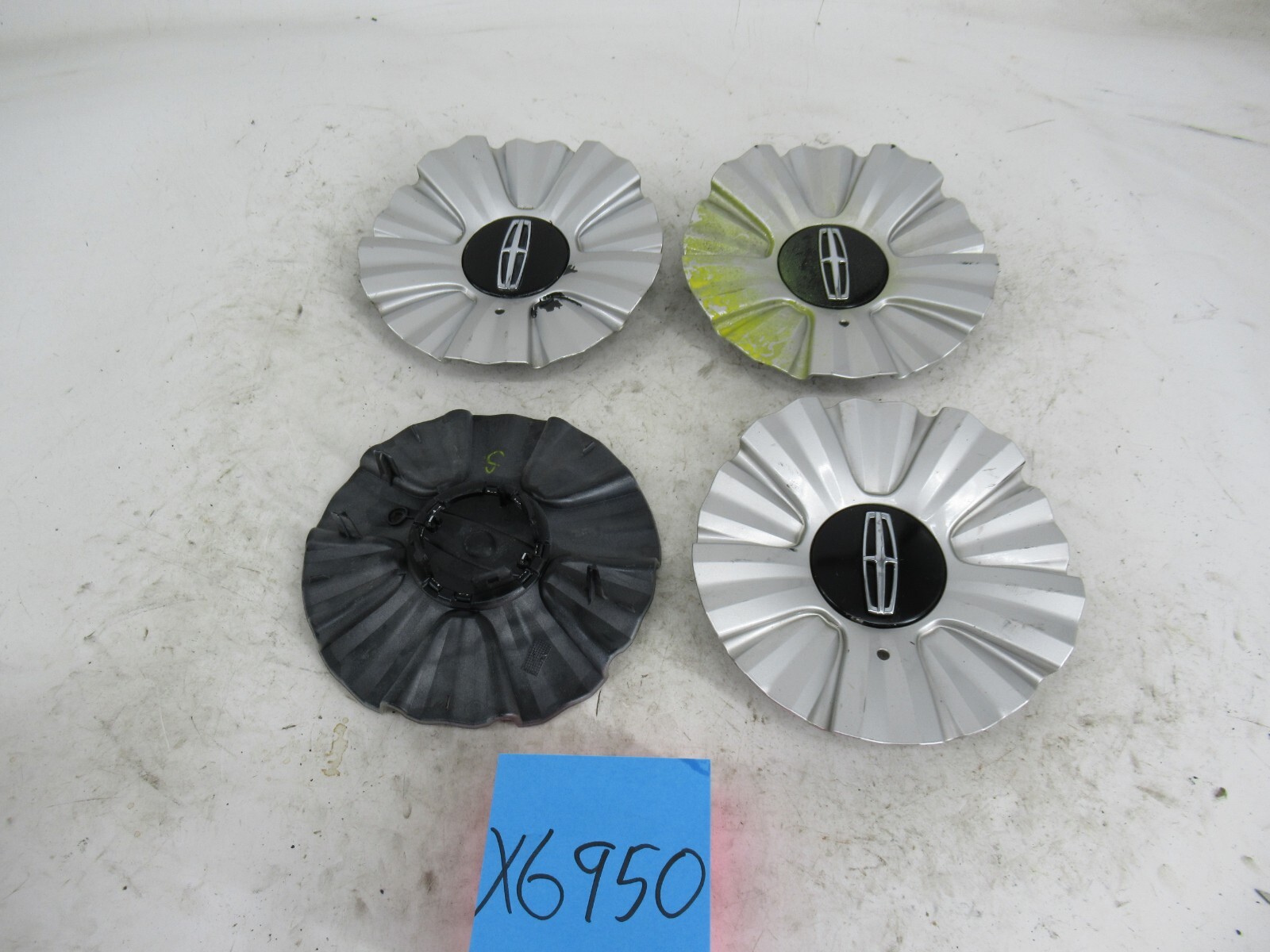 Lincoln Center Caps Hubcaps MKZ HP5C1A096 17 18 19 Spoke 20" Wheel OEM