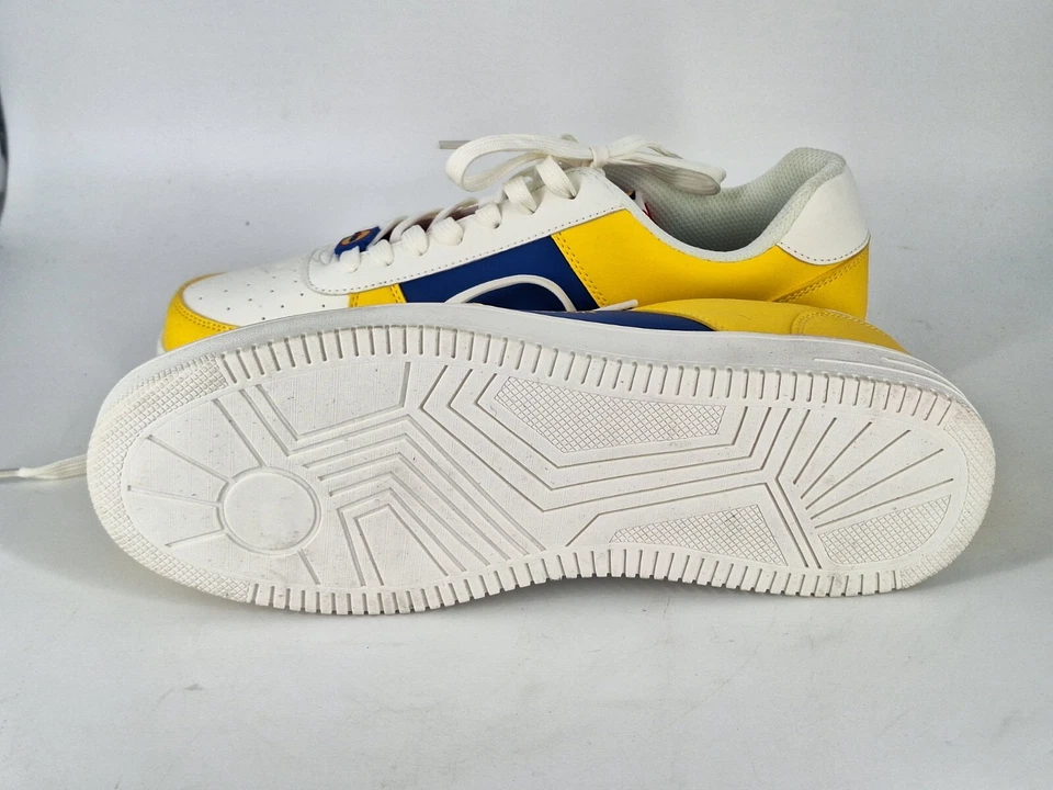 Lidl Sneaker Limited Edition Schuhe limitiert blau gelb LIVERGY® #3488 Gr. 42 - Bild 4 von 4