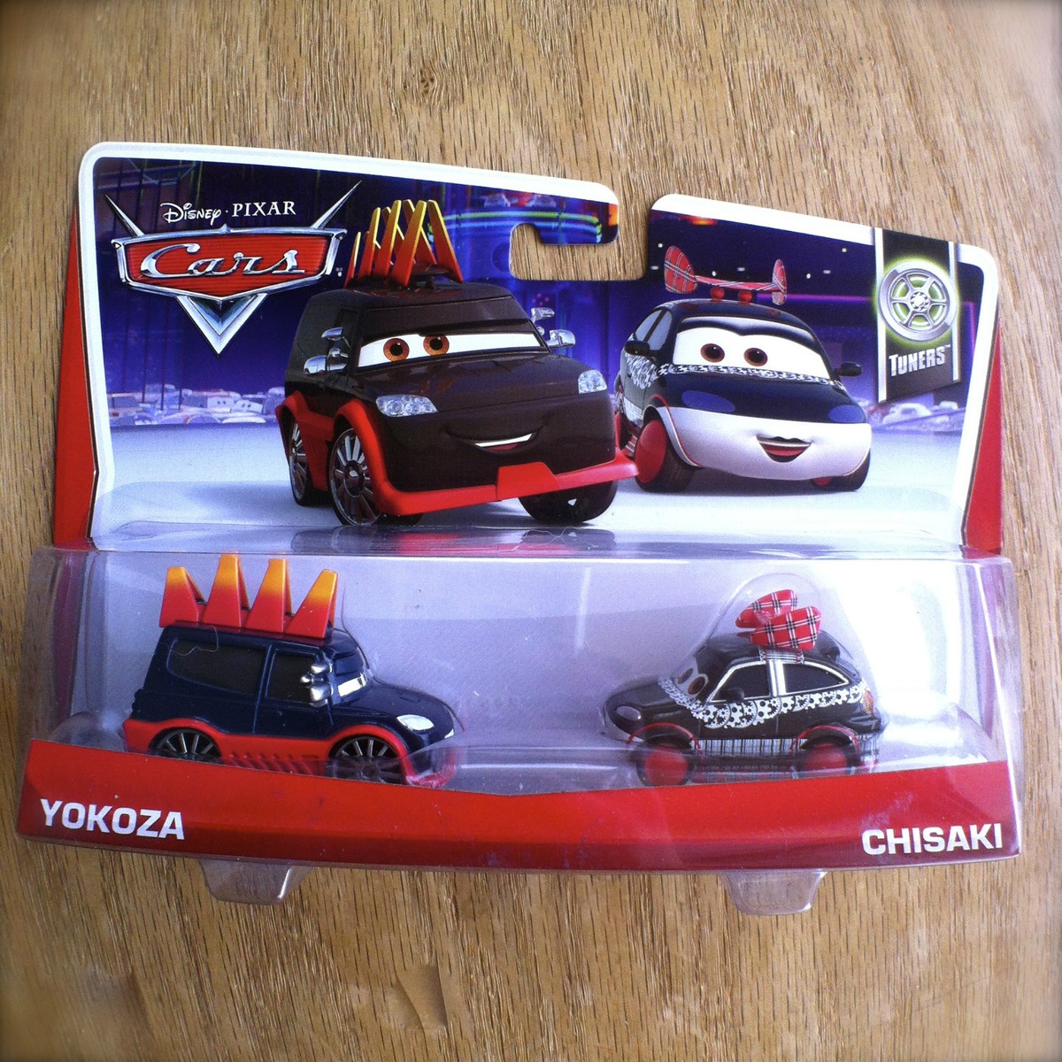 Disney PIXAR Cars YOKOZA & CHISAKI on 2013 TUNERS THEME CARD 2