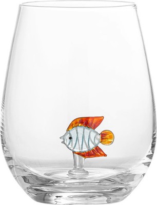 Bloomingville Misa Trinkglas, Klar, Glas Durchmesser 9 cm, Höh Colour Code Clear