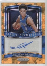 2019-20 Panini Prizm Rookie Penmanship Orange Ice Isaiah Roby #RP-IRB Auto 5l1