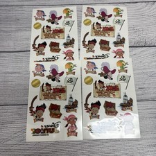 Jake and the Never Land Pirates Temporary Tattoos Kids Birthday Party - 4 Sheets