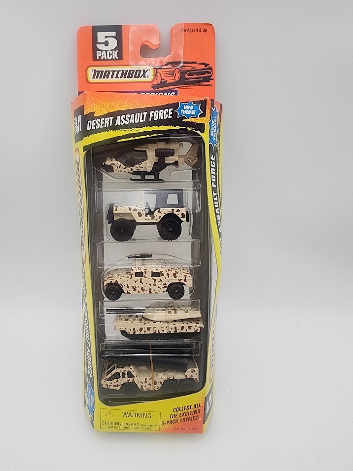 Matchbox 1:64 Vehicles, Pack of 5