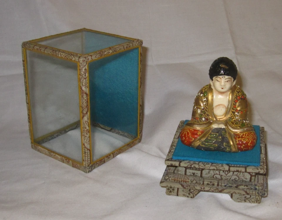 buddah porcelaine Bouddha ancien - Photo 2/4