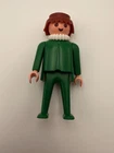 Vintage 1974 Playmobil Figure – Green Outfit with White Collar – Geobra Germany