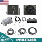Underdash Heat&Cool 12V Air Conditioner Universal Electric AC Unit for Car Van