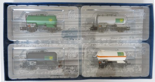 LILIPUT H0 L 240071 4er Set Kesselwagen BP, DB Ep. IV, unbespielt OVP | Condition: Gebraucht