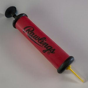 VTG Rawlings Sports Ball Hand Air Pump Manual Inflation Needle Nozzle Tip Red 8”