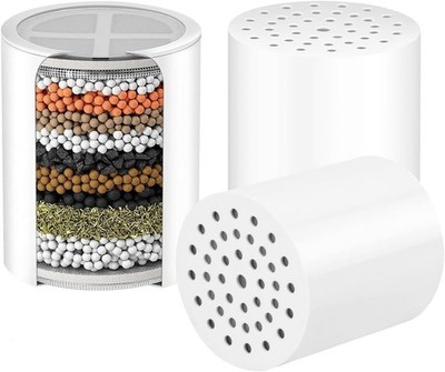 3 PACK Replacement Shower Filter Cartridge Compatible for WEAQUA & SparkPod H...