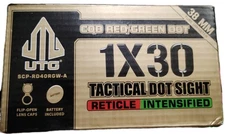 UTG CQB RED/GREEN DOT 1X30 Tactical Dot Sight Reticle Intensified