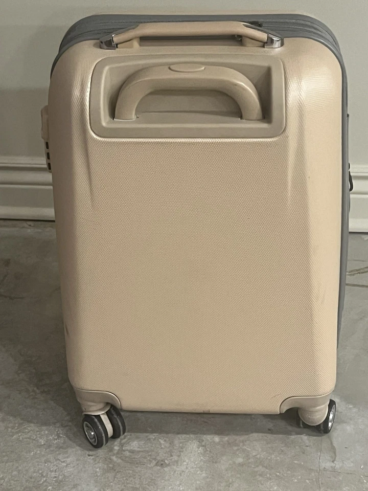 Чемодан-спиннер Samsonite ручная кладь — бежевый жесткий, легкий и прочный - Изображение 3 из 4