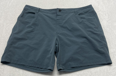 Kuhl Shorts Mens 42 Blue Cargo Performance Technical Hiking Outdoor 7.5'' Inseam