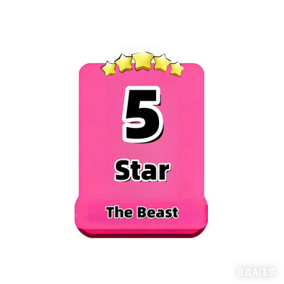 The Beast -5   ,5 stars,Monopoly_go Monopoly sticker,Set:22-4