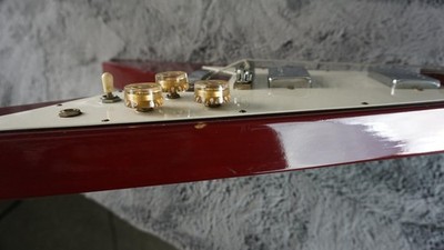 Holly Flying V - Cherry Electric Guitar Kiso Suzuki | eBay