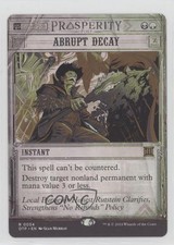 Abrupt Decay Magic: Outlaws of Thunder Junction Breaking News OTP #0034