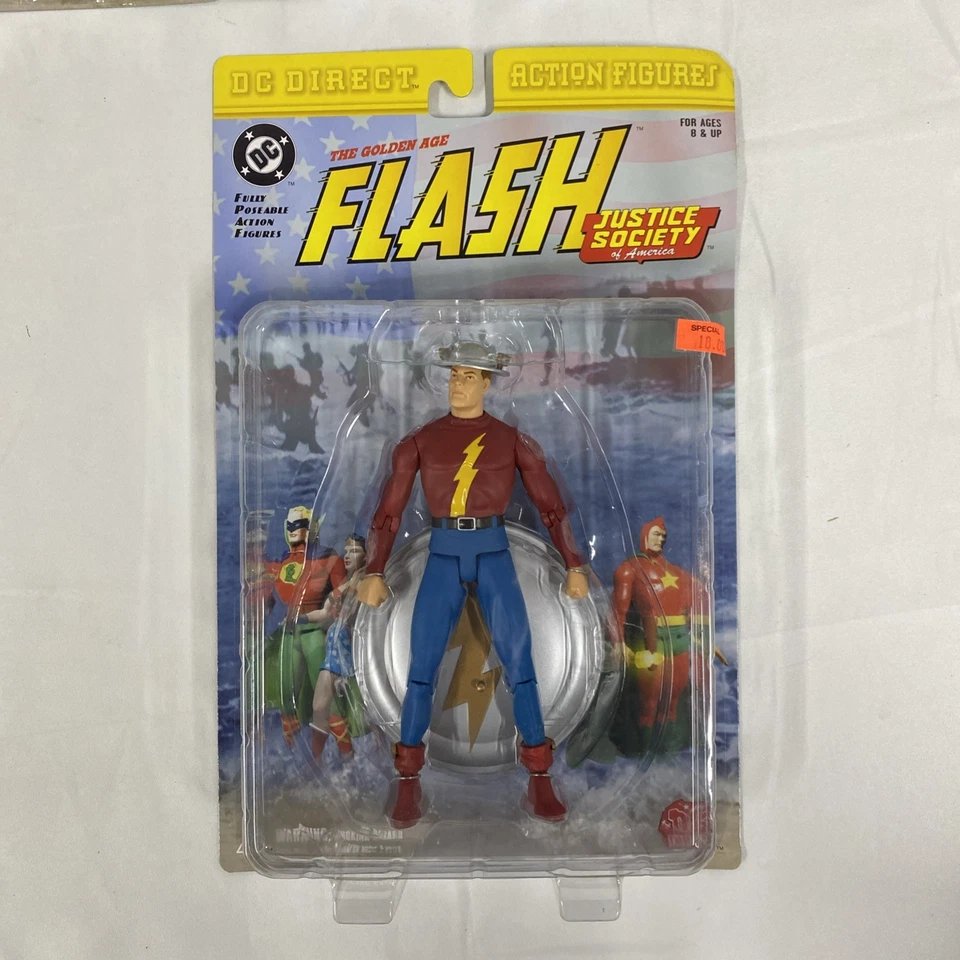 LOTE DE 4 - DC Direct GOLDEN AGE JUSTICE SOCIETY Set Figuras de Acción - Juego Completo Foto 3 de 4