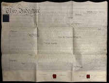 1831 Indenture; Jennings Street, Sutton, Holderness, York; Rydsdale & Briggs