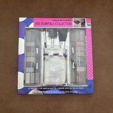 Hard Candy Eye Essentials Collection 30Pc Set 2 Eyeshadow Palettes Brushes Pouch
