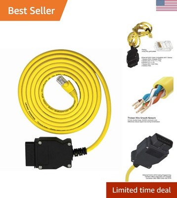 Compatible Connect Cable for Ethernet ENET Rj45 OBD F Series Coding Interface...