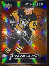 2024-25 Upper Deck Allure - Color Flow Sidney Crosby #CFL-54 Red Orange