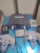 Nintendo 64 N64 Console Bundle with 2 Controllers and 3 Games.