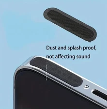2PCS Universal Phone Speaker Dust Protector Cover Mesh Stickers Compatible