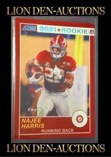 NAJEE HARRIS 2021 CHRONICLES SCORE DRAFT PICKS RED ROOKIE 1/1,One of One, 1 of 1